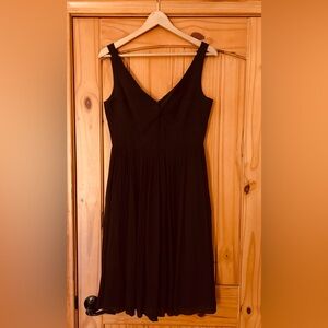 J Crew Brown silk dress